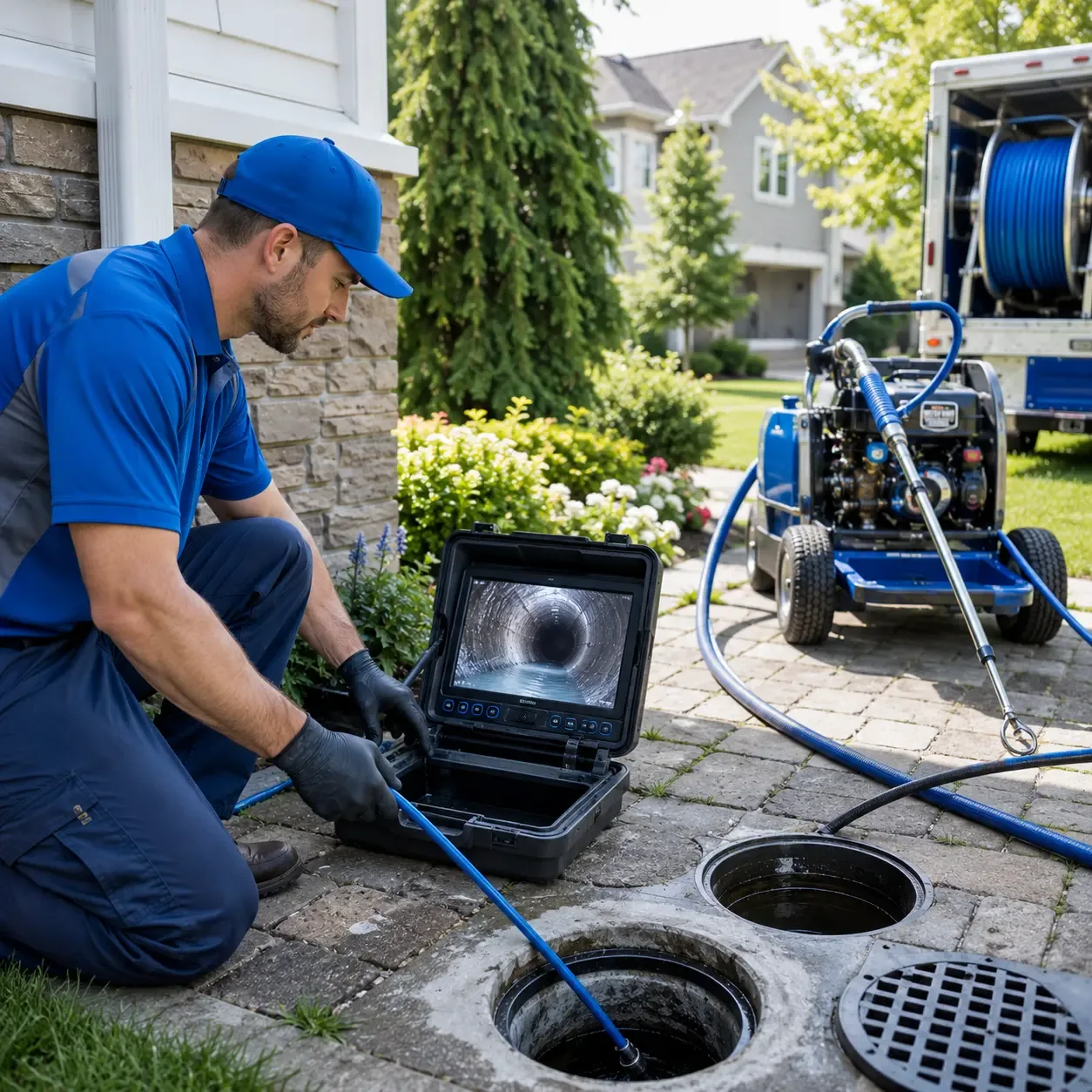 Outdoor drain cleaning professionals serving Geneseo, KS